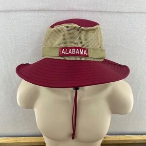 Alabama Crimson Tide Boonie Mesh Sun Hat Outdoor Hiking Fishing Adjustable Strap